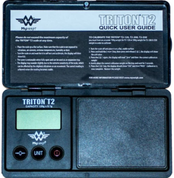 TRITON T2 DIGITAL SCALE 120g X 0.1g CAPACITY